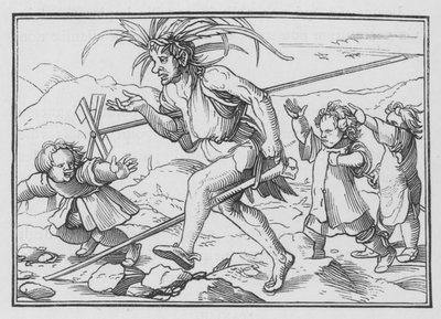 Ihmiskunnan yleinen turmeltuminen, Psalmi LIII, 1 tekijältä Hans after Holbein the Younger