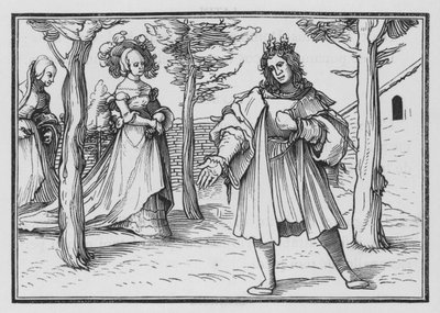 Kirkon rakkaus Kristukseen, Salomon I laulu, 14 tekijältä Hans after Holbein the Younger