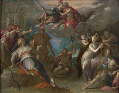 The Amazement of the Gods, 1590-luku tekijältä Hans von Aachen