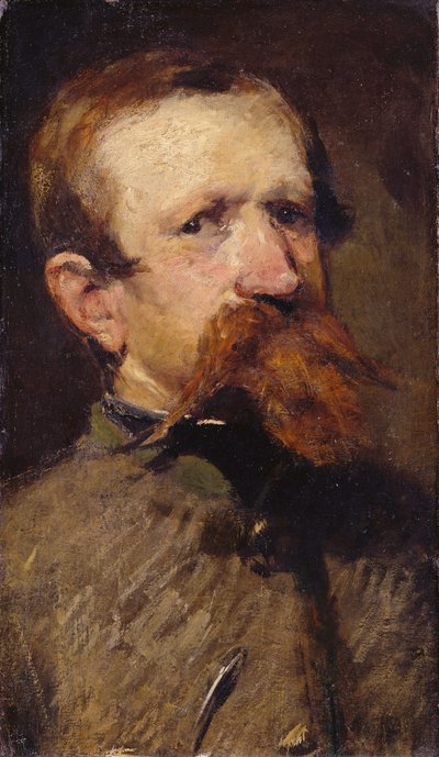 Tykistökapteeni Johann Baptist Bauer tekijältä Hans von Marées