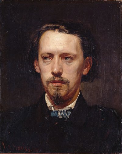 Taidemaalari Heinrich Hegerin muotokuva tekijältä Hans von Marées
