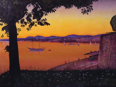 Akershus Fortista (öljy kankaalle) tekijältä Harald Oscar Sohlberg