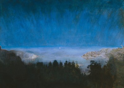 Kjerringvikistä (öljy kankaalle) tekijältä Harald Oscar Sohlberg