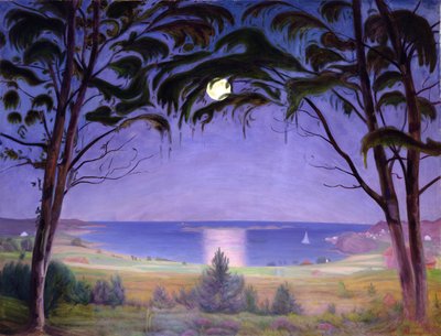 Moonlight, Nevlunghavn tekijältä Harald Oscar Sohlberg