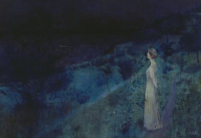 Hiljaisuus (öljy kankaalle) tekijältä Harald Oscar Sohlberg