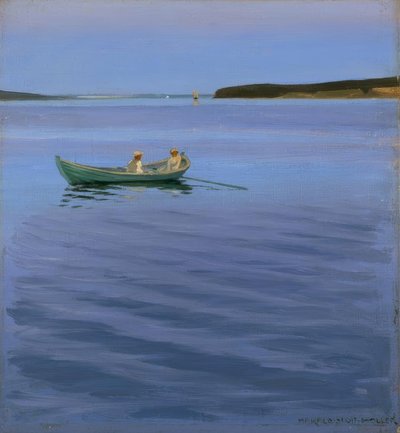 Veneretki idyllisellä järvellä tekijältä Harald Slott Moller