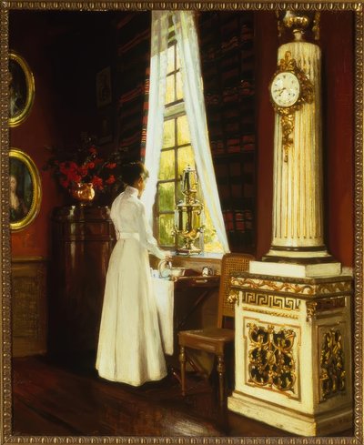 H.Slott-Möller, Aamukahvi / Maalaus, 1914 tekijältä Harald Slott Moller