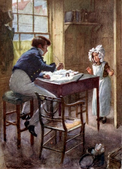 Charles Dickensin "The Old Curiosity Shop". tekijältä Harold Copping