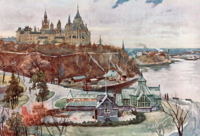 Parlamenttitalo, Ottawa tekijältä Harold Copping