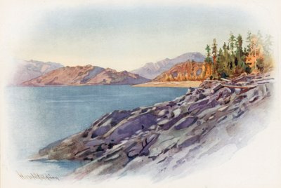 Kootenay-järvellä tekijältä Harold Copping