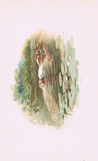 Ophelia, kuvitus Hamletista tekijältä Harold Copping