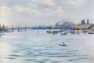Vancouver satamasta tekijältä Harold Copping