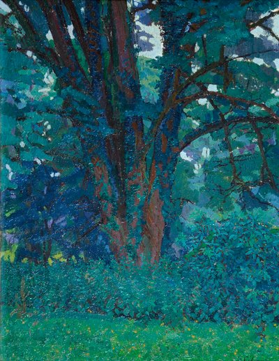 Gloucestershiressä, n. 1916 (öljy kankaalle) tekijältä Harold Gilman