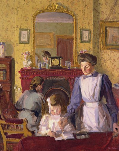 Taimitarhassa, Snargate Rectory tekijältä Harold Gilman