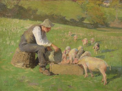 Syöttöaika (öljy kankaalle) tekijältä Harold Harvey
