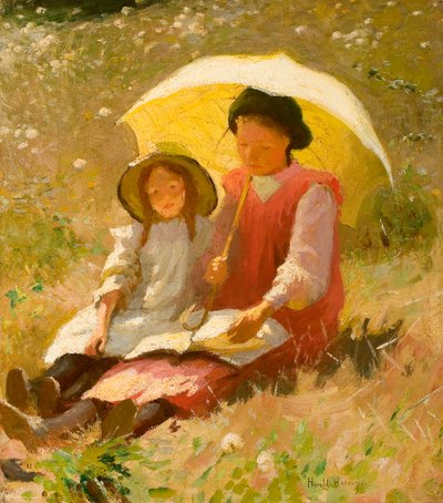 Loma (öljy kankaalle) tekijältä Harold Harvey