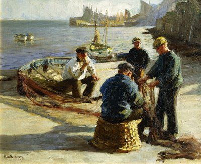 Verkkojen korjaaminen, Newlyn tekijältä Harold Harvey