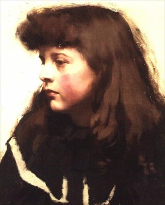 Tytön muotokuva tekijältä Harold Harvey