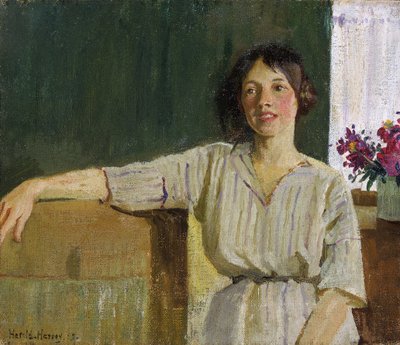Taiteilijan malli, Newlyn tekijältä Harold Harvey