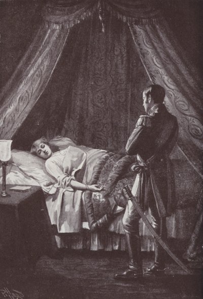 William Makepeace Thackerayn kuvitus Vanity Fairille (litho) tekijältä Harold Hume Piffard
