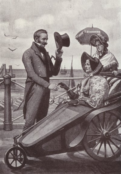 William Makepeace Thackerayn kuvitus Vanity Fairille (litho) tekijältä Harold Hume Piffard