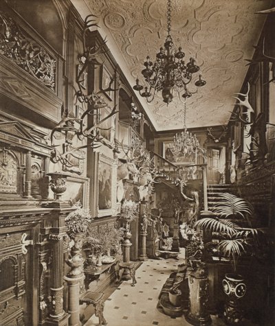 The Hall, Wickham Hall, Kent, 1897 tekijältä Harold Palmer