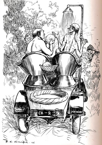 Vihjeitä kuumalle säälle autoilijoille, 1906 tekijältä Harold Robert Millar