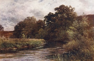 Wey Hankley Commonin kohdalla, lähellä Tilfordia (värilitro). tekijältä Harold Sutton Palmer
