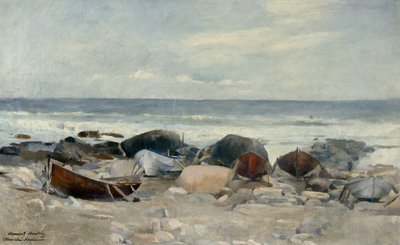 Veneitä rannalla, Jæren tekijältä Harriet Backer