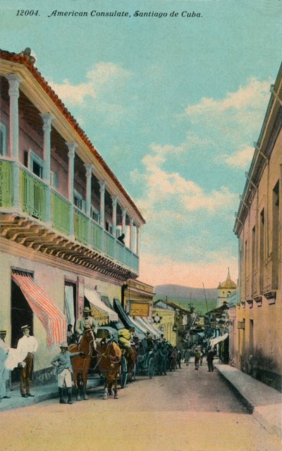 Amerikan konsulaatti, Santiago de Cuba, c1911 tekijältä Harris Bros and Co