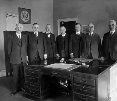 Federal Reserve Board, vasemmalta oikealle: Sec