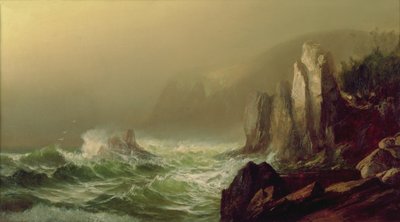 Grand Mananin saari (öljy kankaalle) tekijältä Harrison Bird Brown