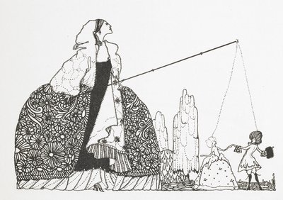 Nainen nukkemestarina. tekijältä Harry Clarke