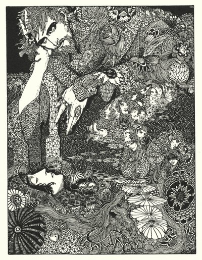 Edgar Allan Poe: Morella (litografia) tekijältä Harry Clarke