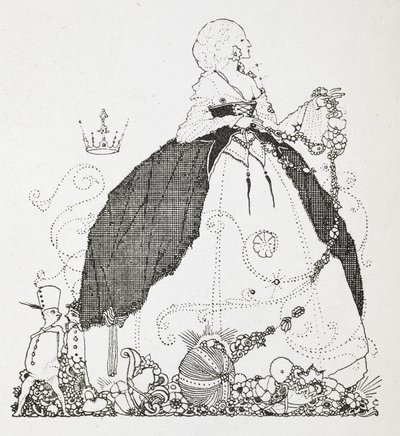Kuvitus tarinalle, "keiju". tekijältä Harry Clarke