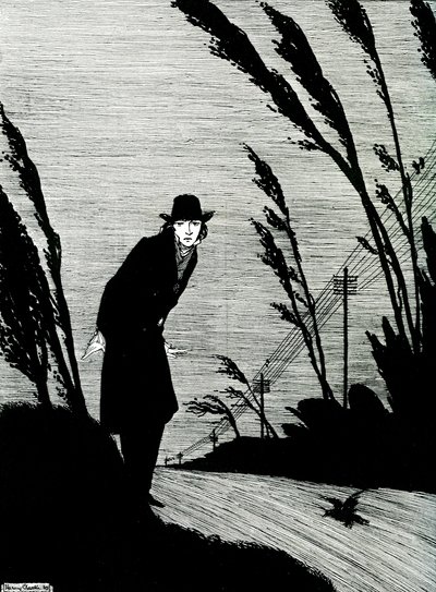 Kaiken keskellä oli kylmän valkoiset kasvot tekijältä Harry Clarke