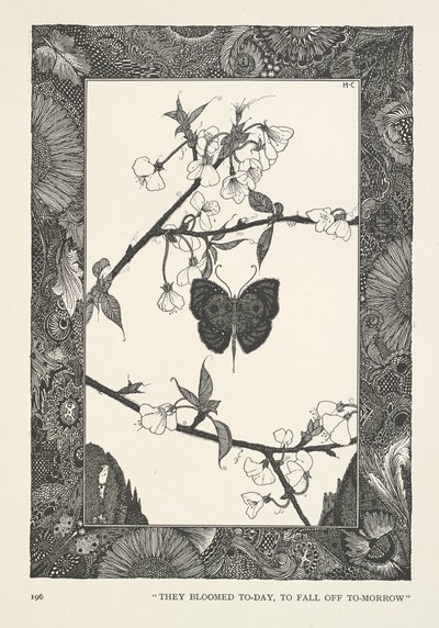 Perhonen. Ne kukkivat tänään, putoavat huomenna. tekijältä Harry Clarke