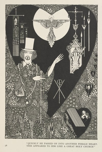 Onnen galoshit. Hän siirtyi nopeasti toiseen naisen sydämeen. Tämä näytti hänestä suurelta pyhältä kirkolta. tekijältä Harry Clarke