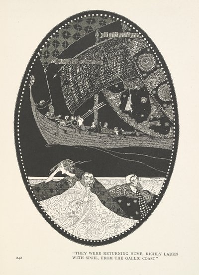 Marsh Kingin tytär. He olivat palaamassa kotiin, täynnä saalista, Gallian rannikolta. tekijältä Harry Clarke