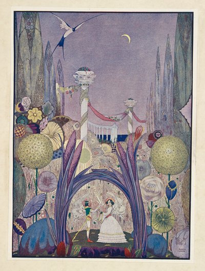 Peukalo Hänen pitäisi olla kaikkien kukkien kuningatar. tekijältä Harry Clarke