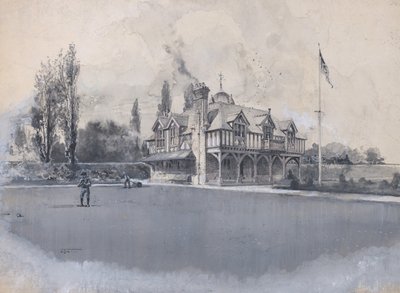 Athletic Club Bowling Greenissä, n. 1900. tekijältä Harry Fenn