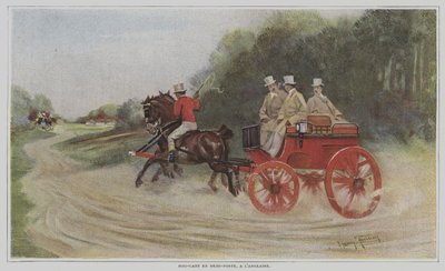 Dog-cart en Demi-poste, a lAnglaise (englantilaistyylinen koirankärry) tekijältä Harry Finney