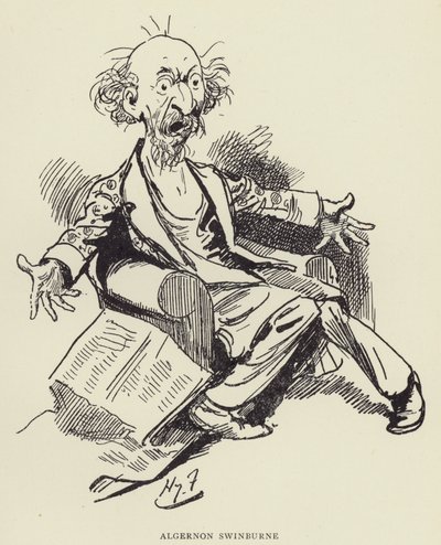 Algernon Swinburne tekijältä Harry Furniss