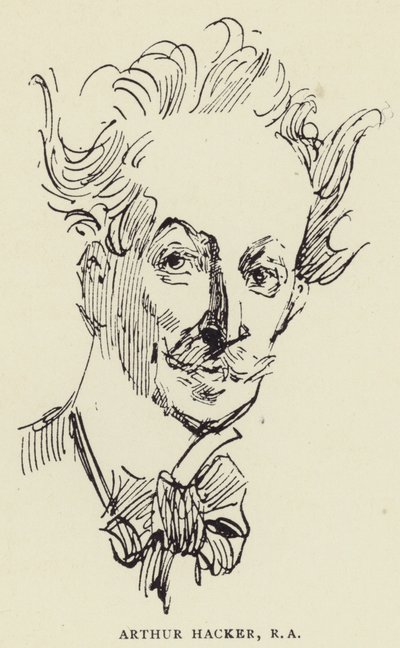 Arthur Hacker, RA tekijältä Harry Furniss