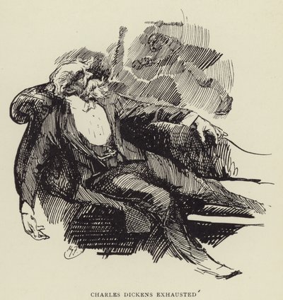 Charles Dickens väsynyt tekijältä Harry Furniss