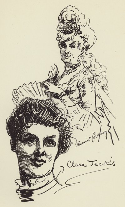 Harriet Coveney ja Clara Jecks tekijältä Harry Furniss