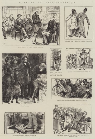 Vaalihuumoria tekijältä Harry Furniss