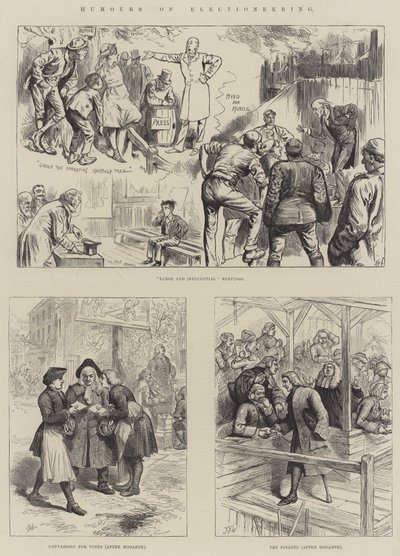 Vaalihuumoria tekijältä Harry Furniss