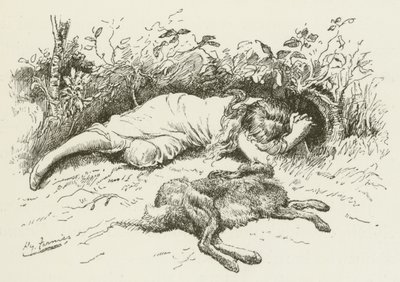 Lewis Carrollin kuvitus Sylvielle ja Brunolle tekijältä Harry Furniss