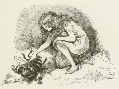 Lewis Carrollin kuvitus Sylvielle ja Brunolle tekijältä Harry Furniss